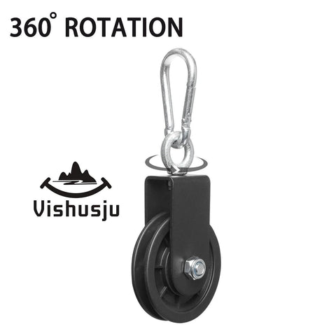 90mm Pulley Wheel for Cable Machines Silent Bearing Home Gym Equipment Pull Down Attachment Weight Lifting Pulley Traction