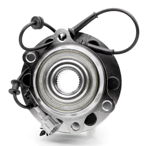 Beefy Front Wheel Hub Bearing Assembly 515065 Compatible With Nissan Frontier 2005 Through 2019, shown in close-up view