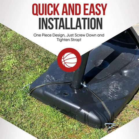 Heavy Duty Basketball Hoop Anchor Tie Down Kit For Secure Court Setup Ground Stakes Trampoline Anchors Easy One Piece Installation