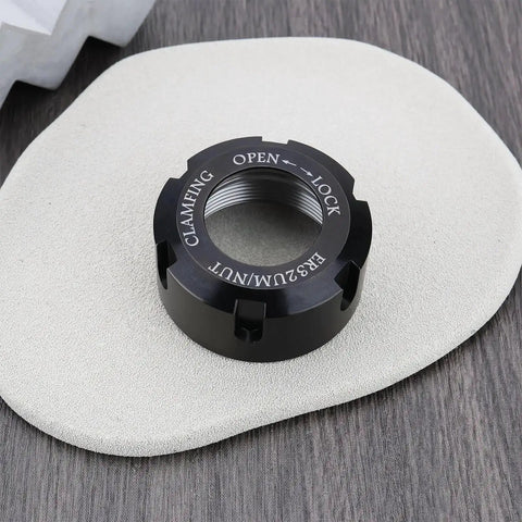2 Pack ER32 Collet Clamping Nuts With M40x1.5 Thread For CNC Milling And Lathe Tool Holders, black finish
