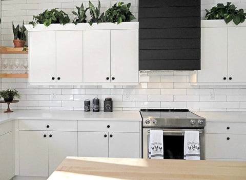 White kitchen cabinets with Matte Black Cabinet Pulls 20 Pack For Kitchen Cabinets And Drawers Durable Stainless Steel Door Handles And Knobs
