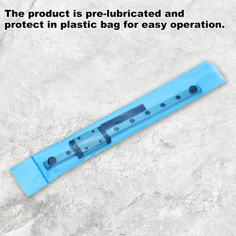 50Mm Linear Sliding Rail Guide With MGN7H Carriage Block And Mini Guide For Mini Engraving CNC Machines in protective plastic bag