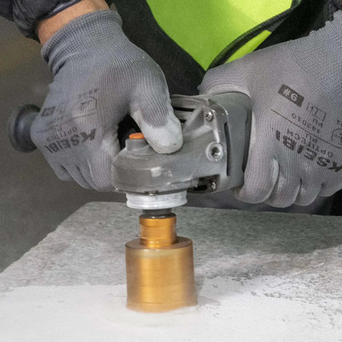 Diamond Hole Saw Bit Heavy Duty Pro Grade One And Three Eighths Inch For Porcelain Ceramic Granite Vacuum Brazed Core Drill Bit