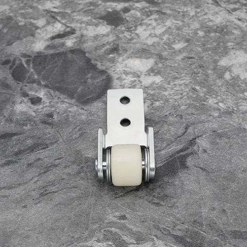 Front view of 8 Pack 15mm Sliding Door Track Guide Wheels For Dining Tables Closets And Glass Doors Durable Roller Wheels