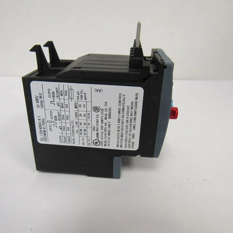 Side view of Thermal Overload Relay 3RU2126-4AB0 for Motors 11-16 Amp Power Protection, Sirius Series Pro Grade Industrial Electrical Relay