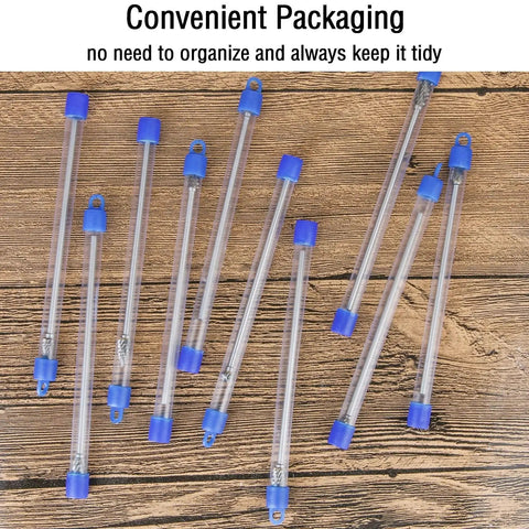 10 Piece Long Carbide Burr Set With One Eighth Inch Shank And Four Inch Total Length Tungsten Carbide Rotary Burrs