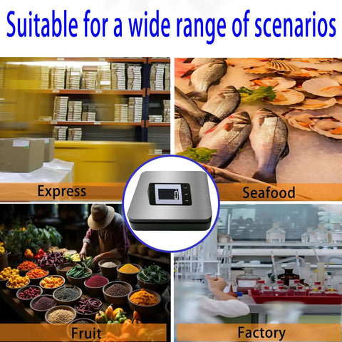 110 Lb Digital Postage Scale With LCD Display And Hold Tare Function, Wireless LCD Range Up To 5 Meters in various settings