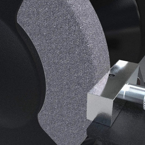 Grinding Wheel Dresser Tool For Trueing And Restoring Grinding Wheels With 36 Grit And 120 Grit Diamond Dresser That Removes Loaded Material Trueing The Wheel Surface Reduces Heat Build Up And Improves Finish ATLIN Pro Grade Kit close-up