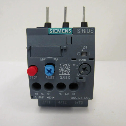 Front view of Pro Grade Thermal Overload Relay 7 To 10 Amp Current Dependent Protection For Motors UL Listed CSA Certified