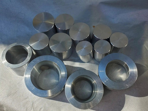 Coin Ring Punch And Spacer Set For Jewelry Making Tools With Self Centering Punch Hole Punch Coin Ring Die Wraps And Swedish Wrap Method Includes Four Die Wraps And Nine Push Rods Made In USA