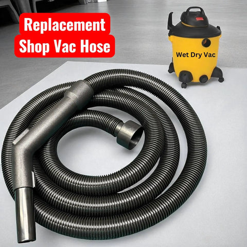 Pro Grade Replacement Vacuum Hose And Tool Set For Shop Vac And Ridgid Style Vacuums, 2 1/4 Inch Friction Fit
