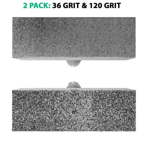Grinding Wheel Dresser Tool For Trueing And Restoring Grinding Wheels With 36 Grit And 120 Grit Diamond Dresser Two-Pack