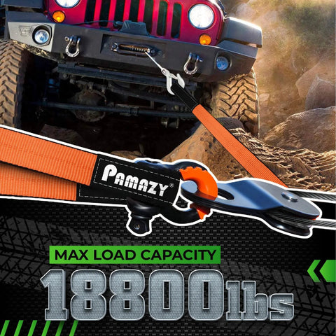 Heavy Duty Lift Sling Set With Four Straps Two 2x3Ft And Two 2x7Ft Eye To Eye Nylon Hoist Straps 18800 Lb Capacity towing vehicle