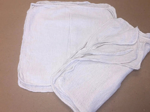 2500 New White Shop Towels Rags Industrial Grade 13 By 14 Inches Absorbent Cleaning Cloths For Garage Workshop Auto Maintenance Bulk Pack Tough As Nails Towels For Mechanics And Home Clean Up Tasks displayed stacked