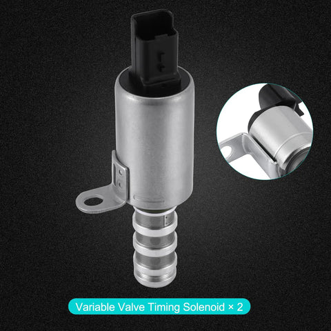 OCV Oil Control Valve VVT Solenoid Set 2 Pack For Mini Cooper R56 R57 R59 R58 R60 R61 2002 to 2016 Replacement OEM Style