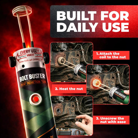 Amazon Bolt Buster heat induction tool, 1800W 110V handheld with coil kit
