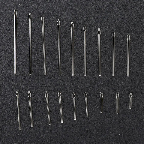 Pro Grade Watch Pin And Spring Bar Repair Kit For All Watches 6 To 23 Mm with 360 Stainless Steel Split Pins in 18 sizes displayed