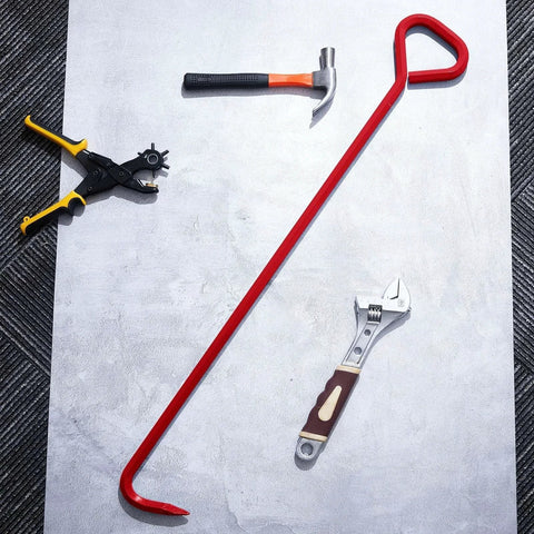 Heavy Duty Manhole Cover Hook 36 Inch With Five Eighth Inch Hex Alloy Steel Lifter And Inline Handle For Lid Pulling