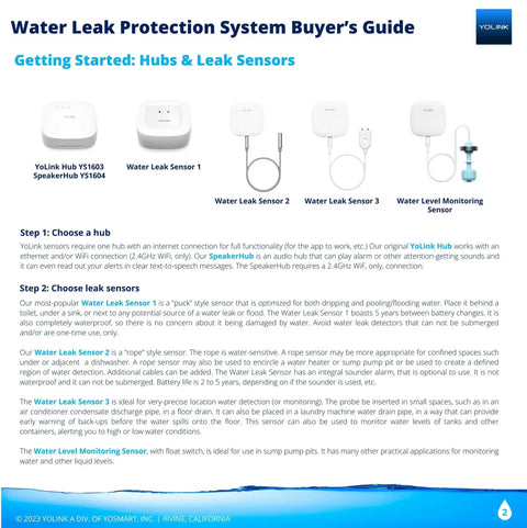 Long Range LoRa Water Leak Sensor 3 Pack With Flood Detector Alerts Up To A Quarter Mile Open Air Range No WiFi Needed Hub Required Works With Alexa IFTTT And Home Assistant Text Email And Push Alerts buyer's guide with sensor images