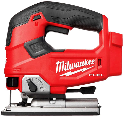 Beast Cordless Jigsaw With D-Handle, M18 FUEL Bare Tool, 10T Metal Blade, Red Milwaukee Tool For Heavy Duty Cutting
