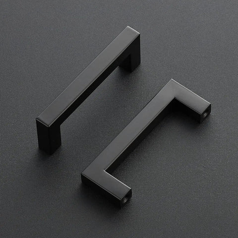 30 Pack Three And A Half Inch Square Cabinet Handles Matte Black Pulls For Kitchen Cabinets And Drawers Center To Center Three And A Half Inch
