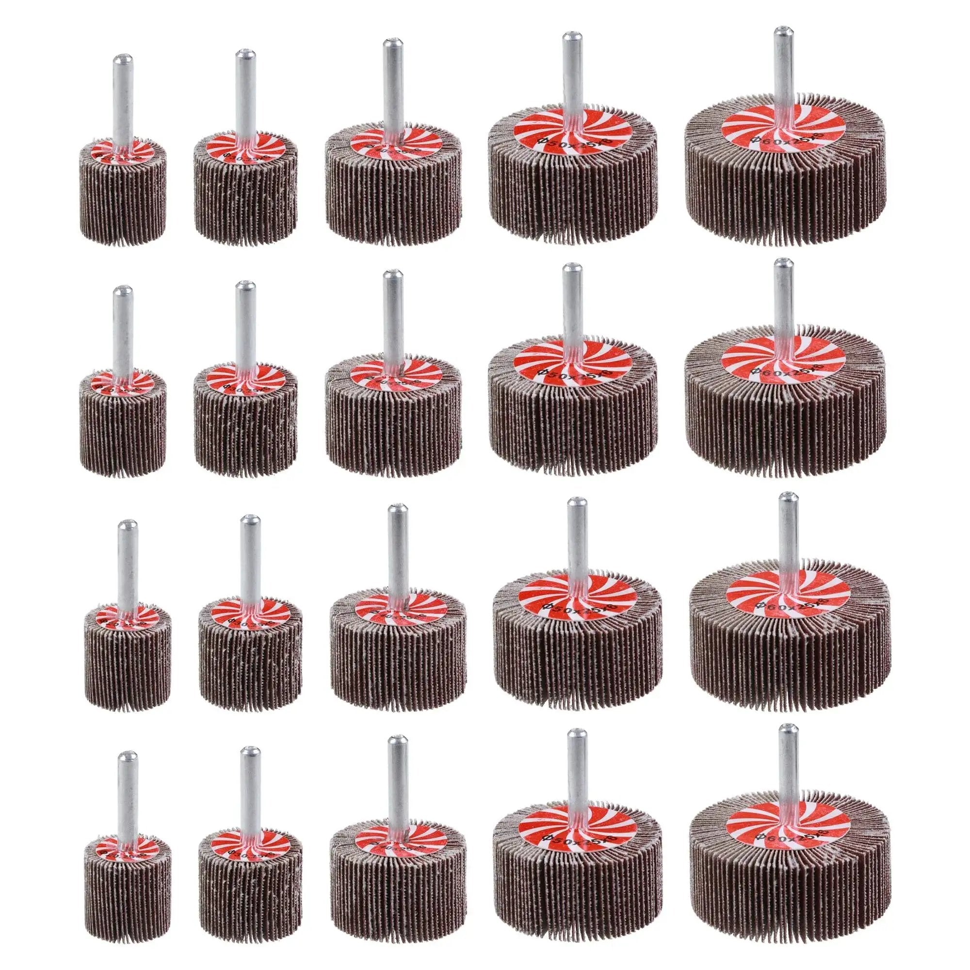 flap wheel sander set for drill – 20 Pcs, 5 Sizes 🍁 &n...