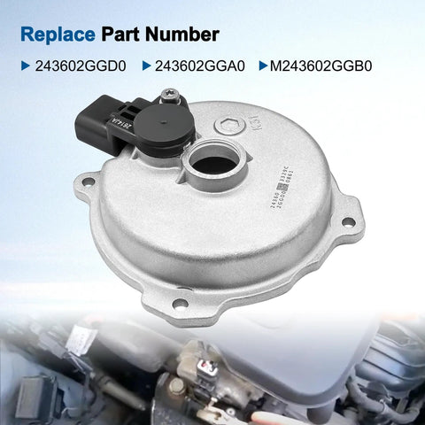 VVT Solenoid With Camshaft Sensor For Hyundai And Kia 2.0L 2.4L Engines Replacement 24360-2GGB0 on a car engine