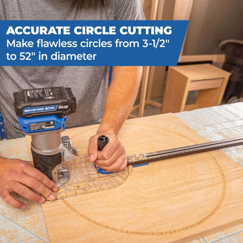 3 Inch Circle Router trim router circle guide for precise cuts at home π &n...