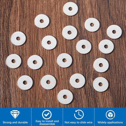 Stainless steel fender washers, 3/16 x 3/4 in, 18-8, Hotop, 200 pcs