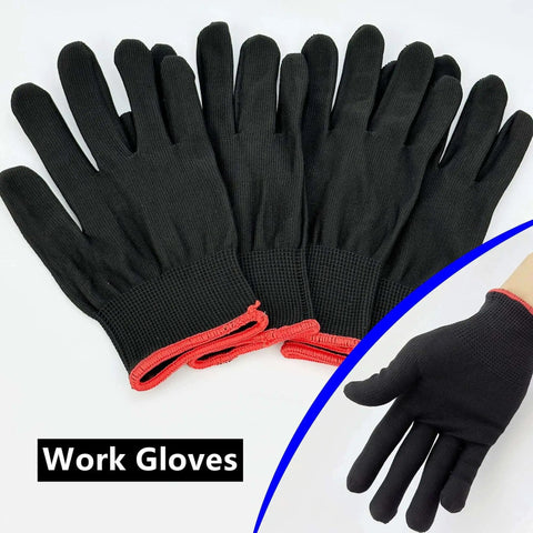 Pro Grade Car Vinyl Wrap Tools Kit With Two Pairs Gloves, 4 Inch Felt Squeegee, Scraper, Edge Trimmer, Utility Film Knife, And Black Finish