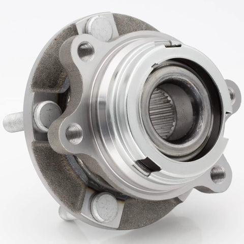 Front Wheel Hub Bearing Assembly Compatible With Nissan Altima 07-18, Maxima 09-18, Murano 09-18, Pathfinder 13-19, Infiniti JX35 2013, QX60 2014-18 Premium Replacement close-up view