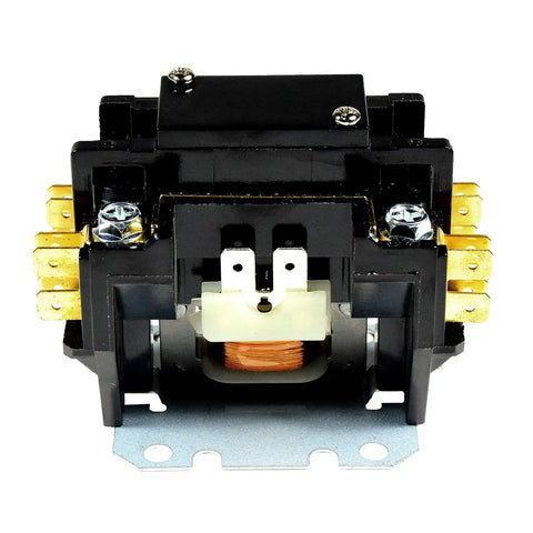 Single Pole 24V Condenser Contactor Replacement For 30 Amp Systems With Quiet Operation And Weld Resistant Silver Cadmium Oxide Contacts