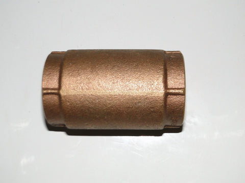 1-inch brass check valve body for water well pump and pressure tank installation