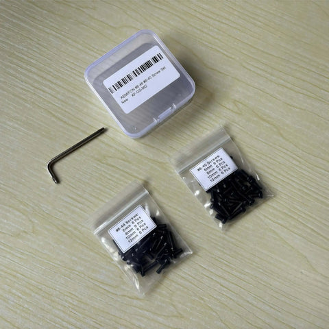 Pro Grade Torx Screw Set For Precision Tools And Mounts, Includes 6-48 And 8-40 Sizes, 6 Pieces Each Size, with Torx T10 Wrench