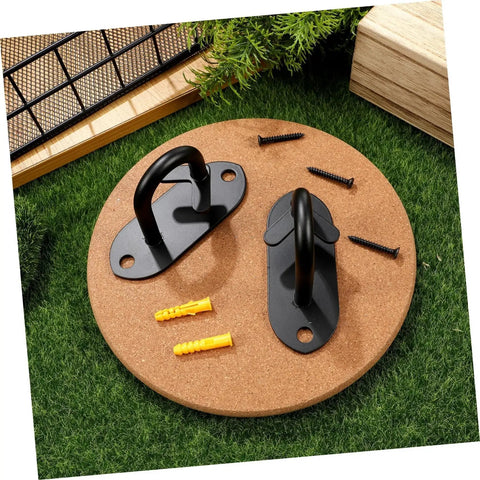 Resistance Band Anchors Ceiling Hangers For Secure Wall Mounting And Versatile Home Gym Use set on grass background