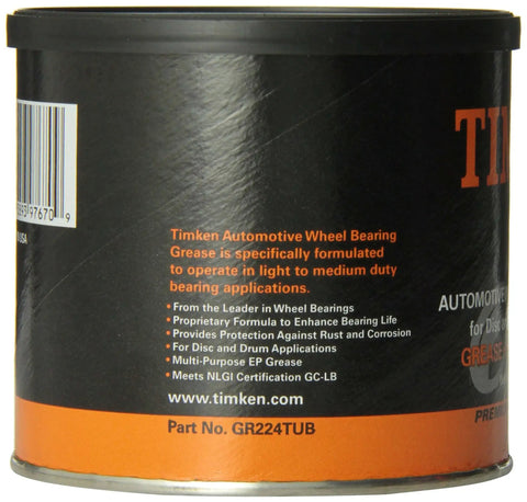 All In One Disc And Drum Brake Grease With Corrosion Inhibitors And Anti Wear Additives In A Reusable High Impact Tub