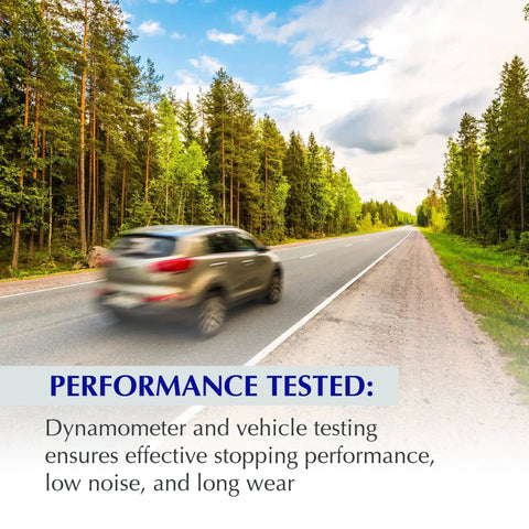 Centric 105.09050 POSI-QUIET rear brake pads for select Nissan and Renault models.