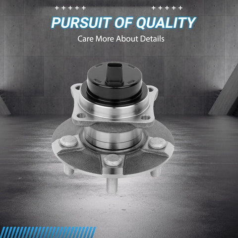 Rear Wheel Bearing Hub Assembly 512217 Compatible With Pontiac Vibe Scion Tc Toyota Celica Corolla Matrix Prius Premium Replacement With High Strength GCr15 Bearing Hub For Durable Performance.