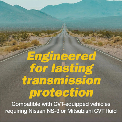 NS3 Synthetic CVT Transmission Fluid for Nissan And Mitsubishi CVTs 4L Bottle Promotes Smooth Gear Shifts and Better Transmission Health