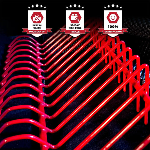 Pliers Rack Organizer For Tool Box Drawer Storage Red Compact Holder That Fits 16 Pliers Pro Grade Build For Pros No More Losing Pliers Quick Grab The Right Tool Every Time, red anti-slip slots.
