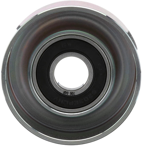 Front view of Drive Align Belt Drive Idler Tensioner Pulley For Most Cars Gates 36173 Steel And Thermoplastic Construction