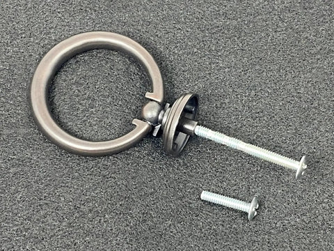 Origins Collection 2 Inch Furniture Ring Pull In Oil Rubbed Bronze For Cabinets Drawers And Furniture Pieces with screws