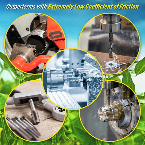 Machinist Drill And Tap Cutting Fluid With A Bio Based Formula That Slashes Friction And Extends Tool Life On Steel Aluminum Copper And More Made In The USA NSF H1 Food Grade Safe For Metalworking Tools 8 Oz with various machine tool setups