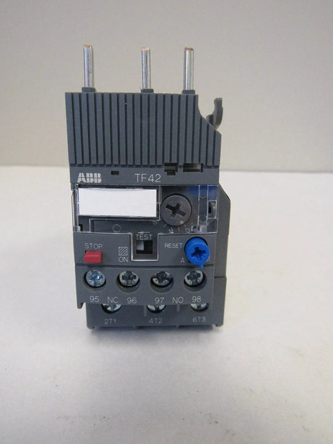 Front view of TF42-16 13 To 16 Amp IEC Overload Relay For AF Series Contactors 3 Poles Thermal Bi-Metallic Trip Class 10