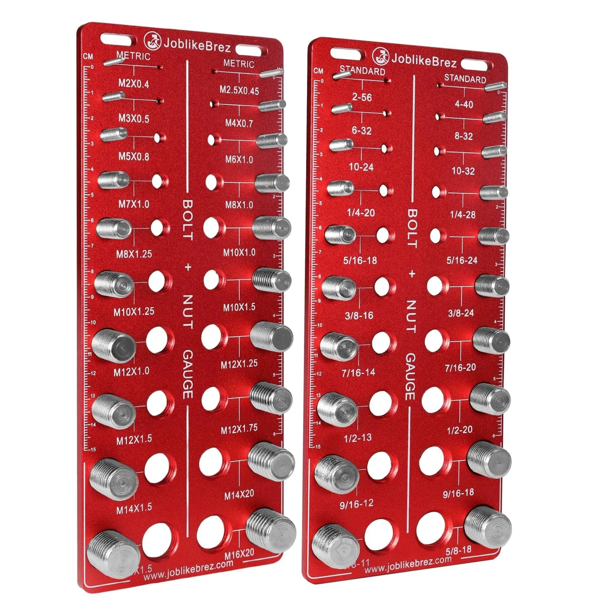 bolt and nut thread checker kit with 40 sizes 🍁 &ndash...