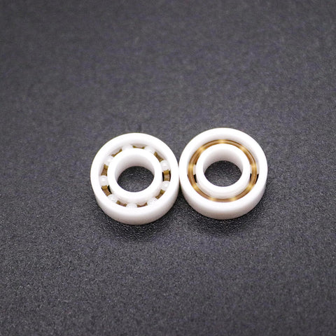 MR115 5x11x4mm full ceramic bearing pair, white ceramic races with zirconia balls for fishing reels