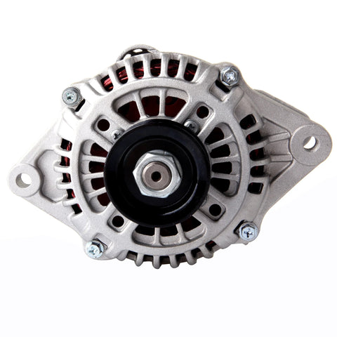 Front view of OE Replacement Alternator For Mazda 323 1995 Miata 1994 1996 MX3 1995 1996 Protege 1994 1996 With OE Specs And Easy Install