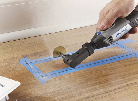 Right Angle Attachment For Rotary Tools By Dremel, 90 Degree Angled Head For Grinding Drilling And Cutting In Tight Spaces.