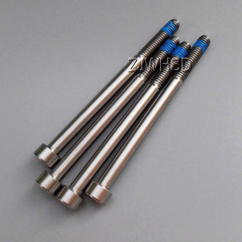 4 Piece Titanium M6 X 80 Mm Hex Socket Cap Head Bolts With Blue Thread Lock Aerospace Grade Ti 6AL4V Beefy Strength And Lightweight Corrosion Resistant