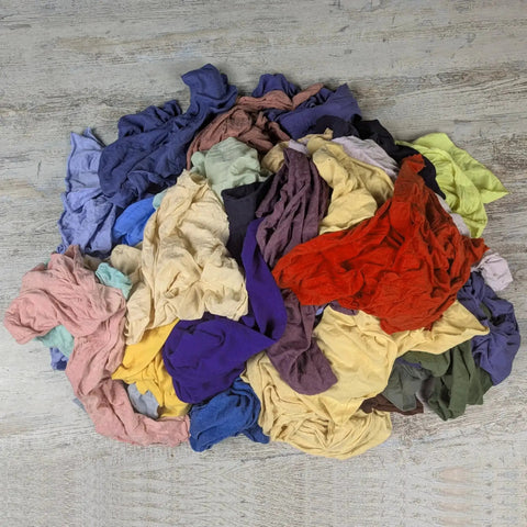 Cotton Knit Cleaning Rags 10 Pound Bag Bulk Assorted Colors For Painters Mechanics Auto Detailing Janitorial And Home Cleaning